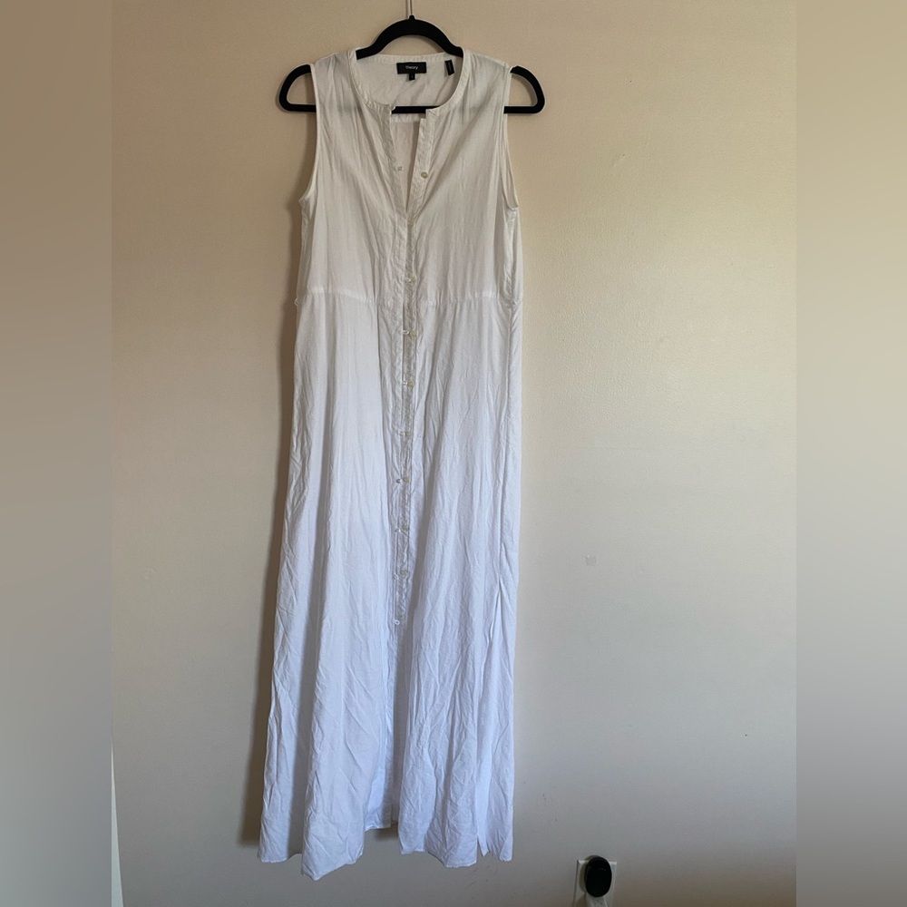 Theory White and Black Dress